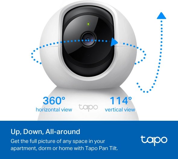 Tapo камера видеонаблюдения TC70, 2MP, расширение 1920x1080 - ForteMarket Tapo камера видеонаблюдения TC70, 2MP, расширение 1920x1080 купить,0