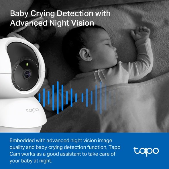 Tapo камера видеонаблюдения TC70, 2MP, расширение 1920x1080 - ForteMarket Tapo камера видеонаблюдения TC70, 2MP, расширение 1920x1080 купить,0