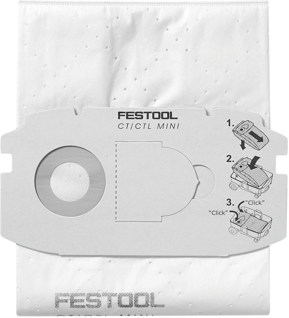 Мешок-пылесборник для пылесоса Festool многоразовый 498410 5 шт