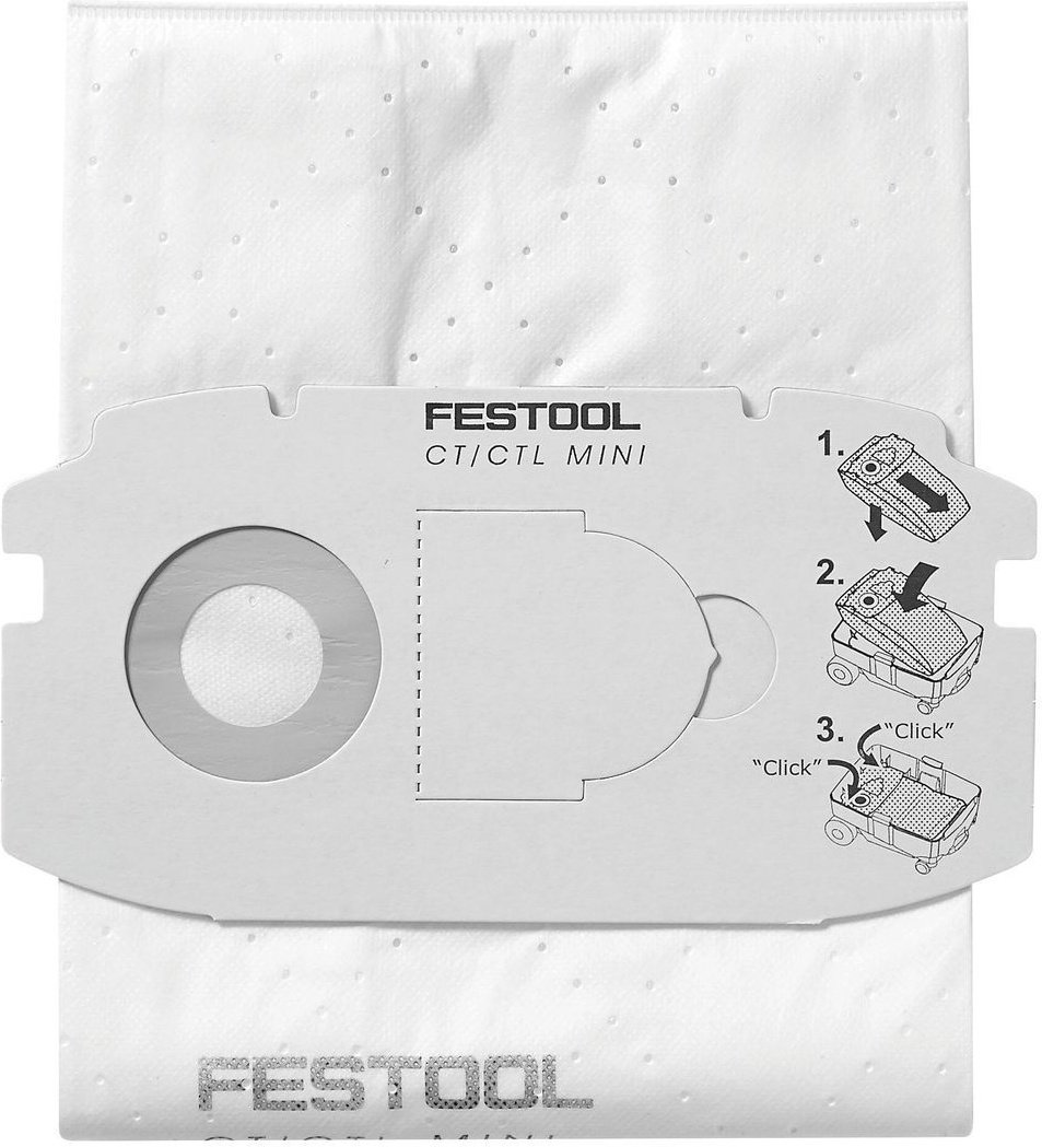 Мешок-пылесборник для пылесоса Festool многоразовый 498410 5 шт