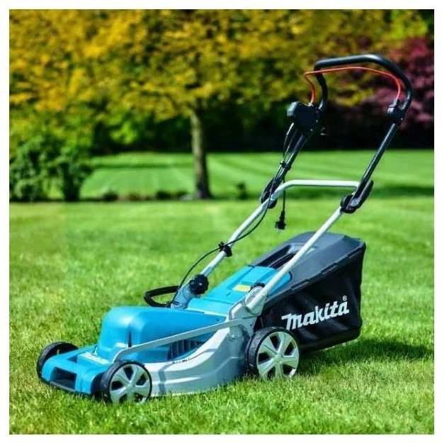 Газонокосилка колесная электрическая Makita ELM4121 - ForteMarket Газонокосилка колесная электрическая Makita ELM4121 купить,0