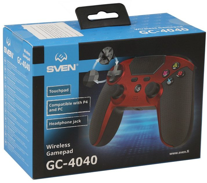Игровой контроллер SVEN GC-4040 красный купить,19990