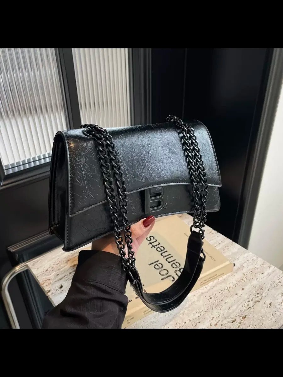 Клатч STYLE + экокожа черный