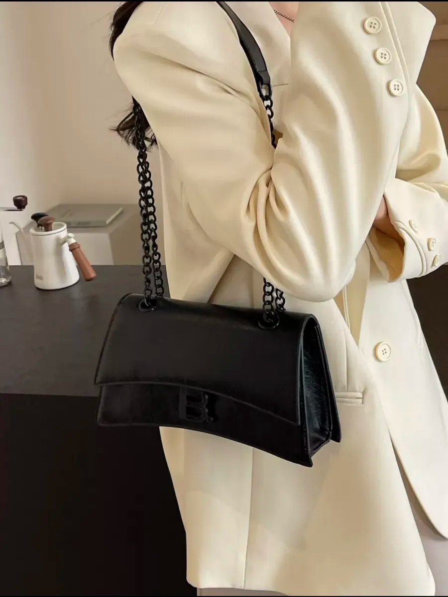 Клатч STYLE + экокожа черный