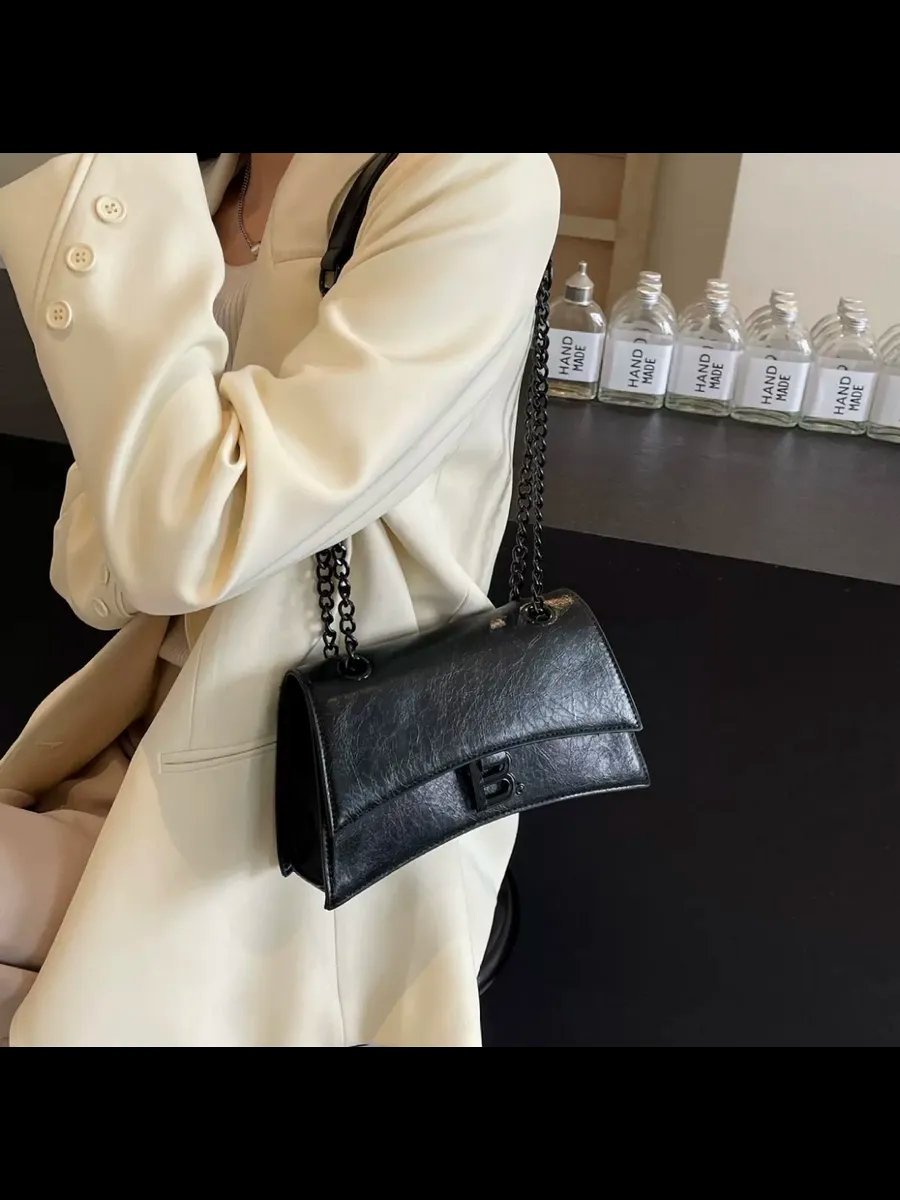 Клатч STYLE + экокожа черный