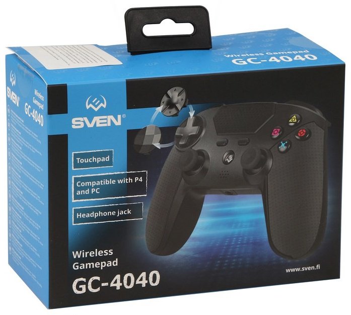 Игровой контроллер SVEN GC-4040 черный купить,0