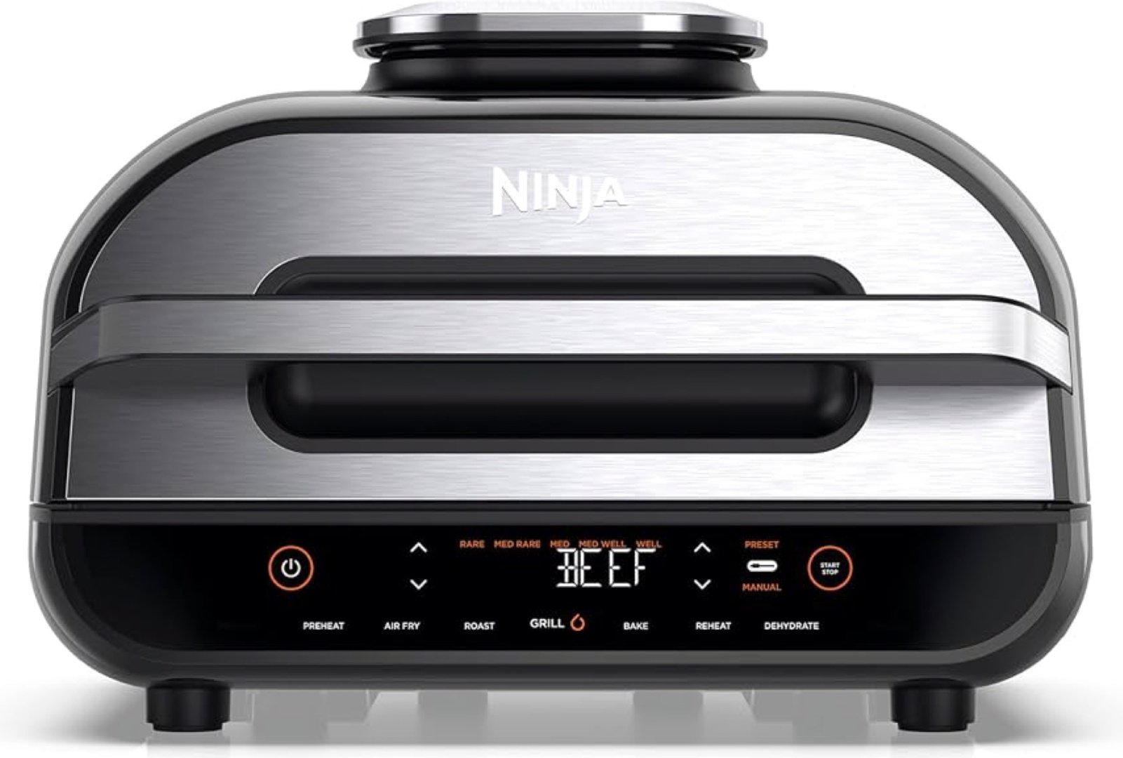 Аэрогриль NINJA KITCHEN Foodi MAX Pro Health Grill &amp; Air Fryer AG551EU черный, серебристый