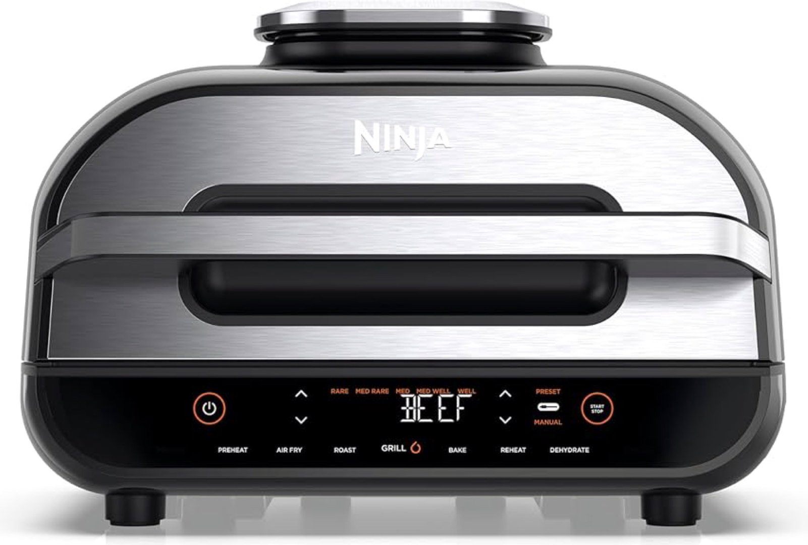 Аэрогриль NINJA KITCHEN Foodi MAX Pro Health Grill &amp; Air Fryer AG551EU черный, серебристый
