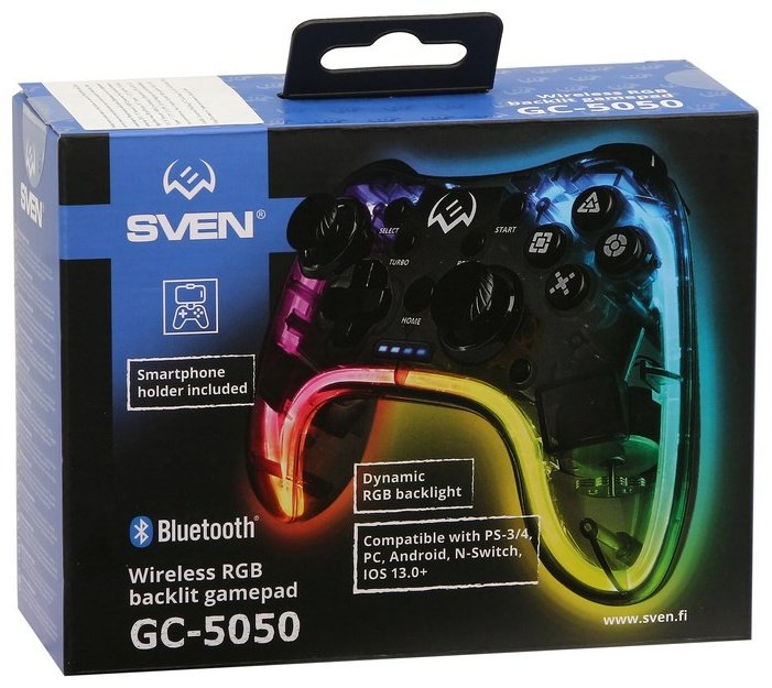 Игровой контроллер SVEN GC-5050 черный - ForteMarket Игровой контроллер SVEN GC-5050 черный купить,0