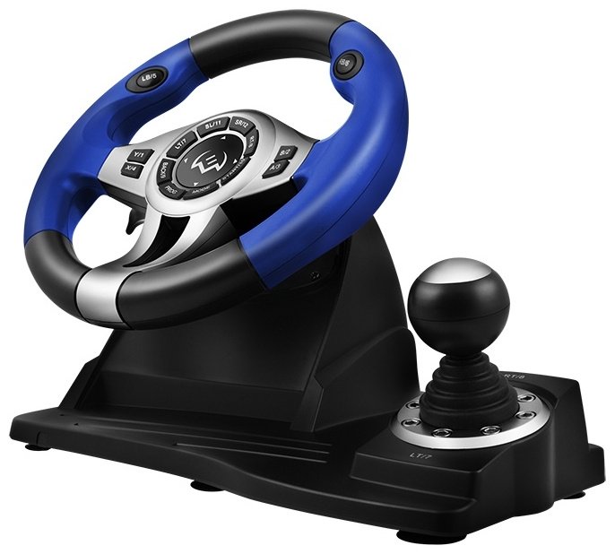 Игровой контроллер Sven GC-W600 черный-синий - ForteMarket Игровой контроллер Sven GC-W600 черный-синий купить,0
