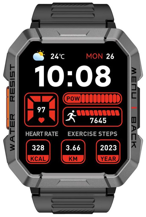 Смарт-часы Blackview W60 45 мм черный-черный купить,NaN