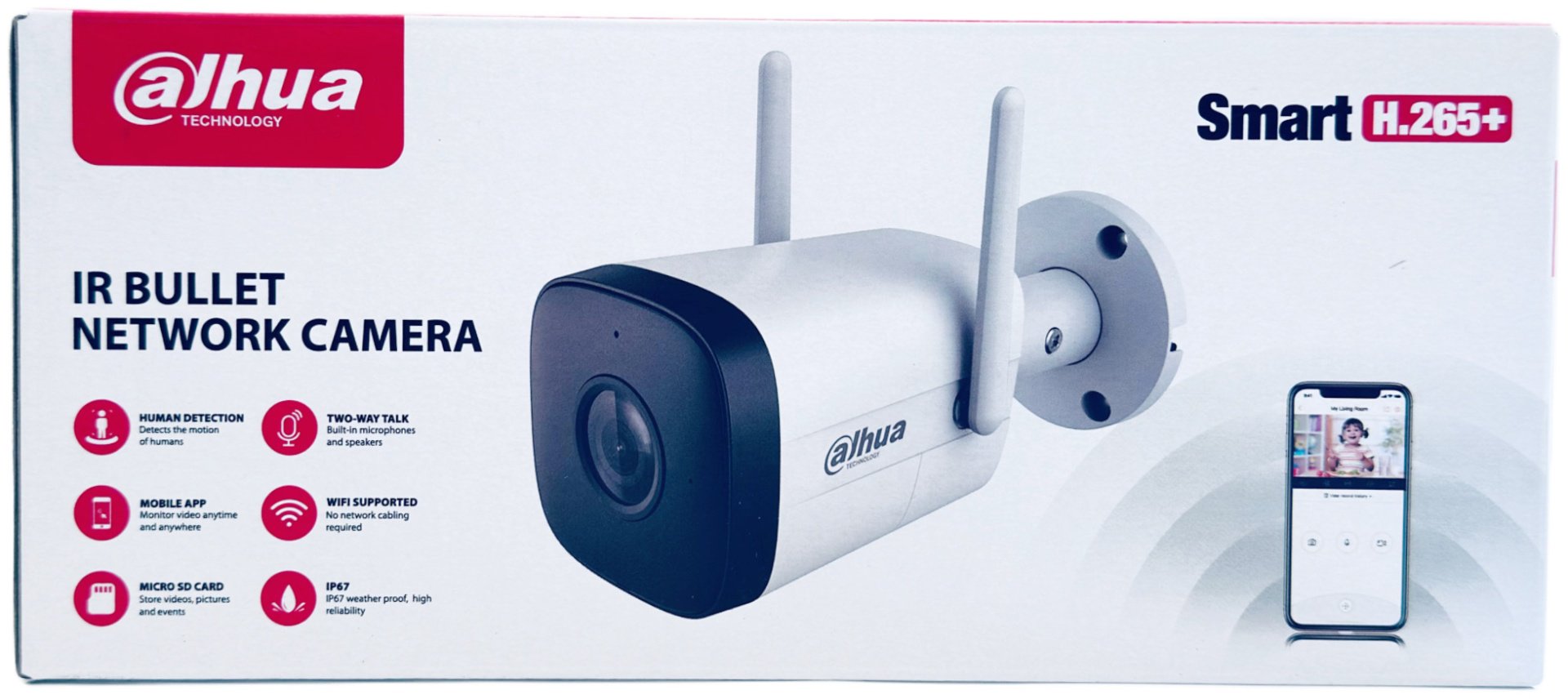 Dahua камера видеонаблюдения DH-IPC-HFW1230DT-STW 2MP, 2 расширение 1920x1080 - ForteMarket Dahua камера видеонаблюдения DH-IPC-HFW1230DT-STW 2MP, 2 расширение 1920x1080 купить,0