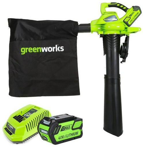 Воздуходувка Greenworks GD40BVIIK4 (2406907UB)