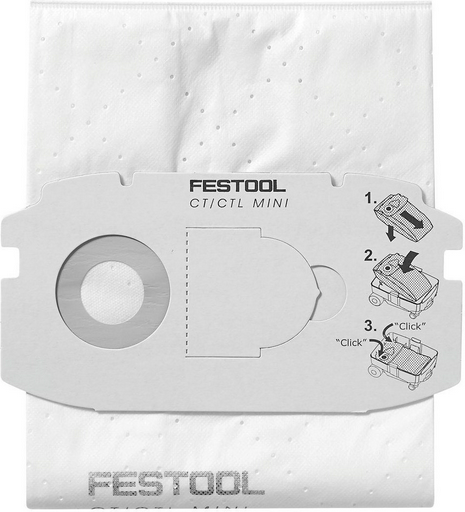 Мешок-пылесборник для пылесоса Festool многоразовый 498410 5 шт