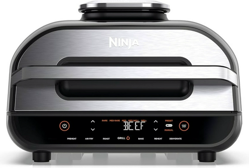 Аэрогриль NINJA KITCHEN Foodi MAX Pro Health Grill &amp; Air Fryer AG551EU черный, серебристый