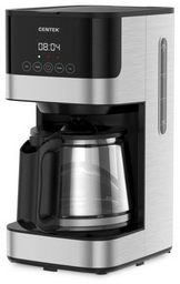 Кофеварка CENTEK CT-1150 черный, стальной