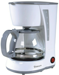 Кофеварка Sakura SA-6107W белый