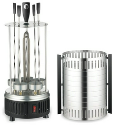 Шашлычница Sakura SA 7810 SB черный, серебристый