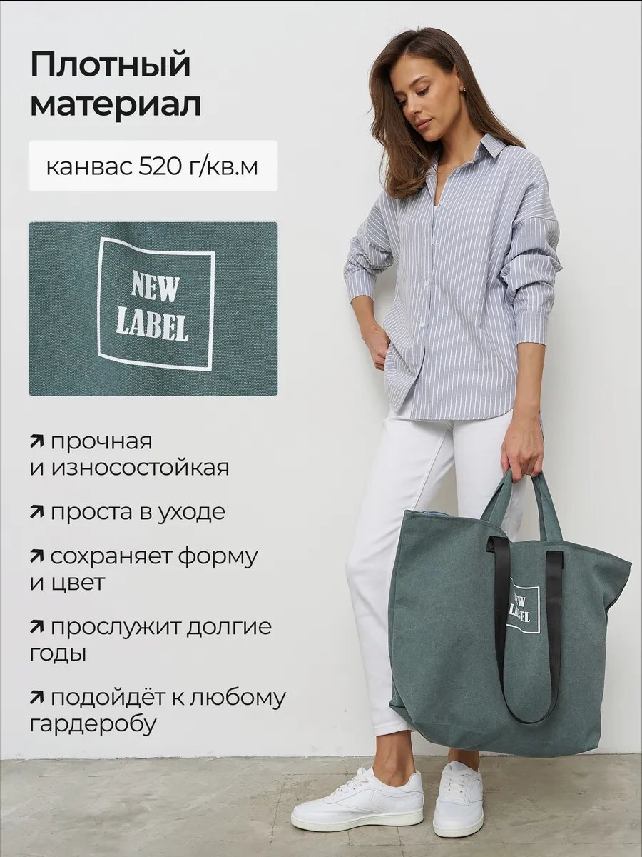 Сумка шоппер Федор Сумкин хлопок серый купить,NaN