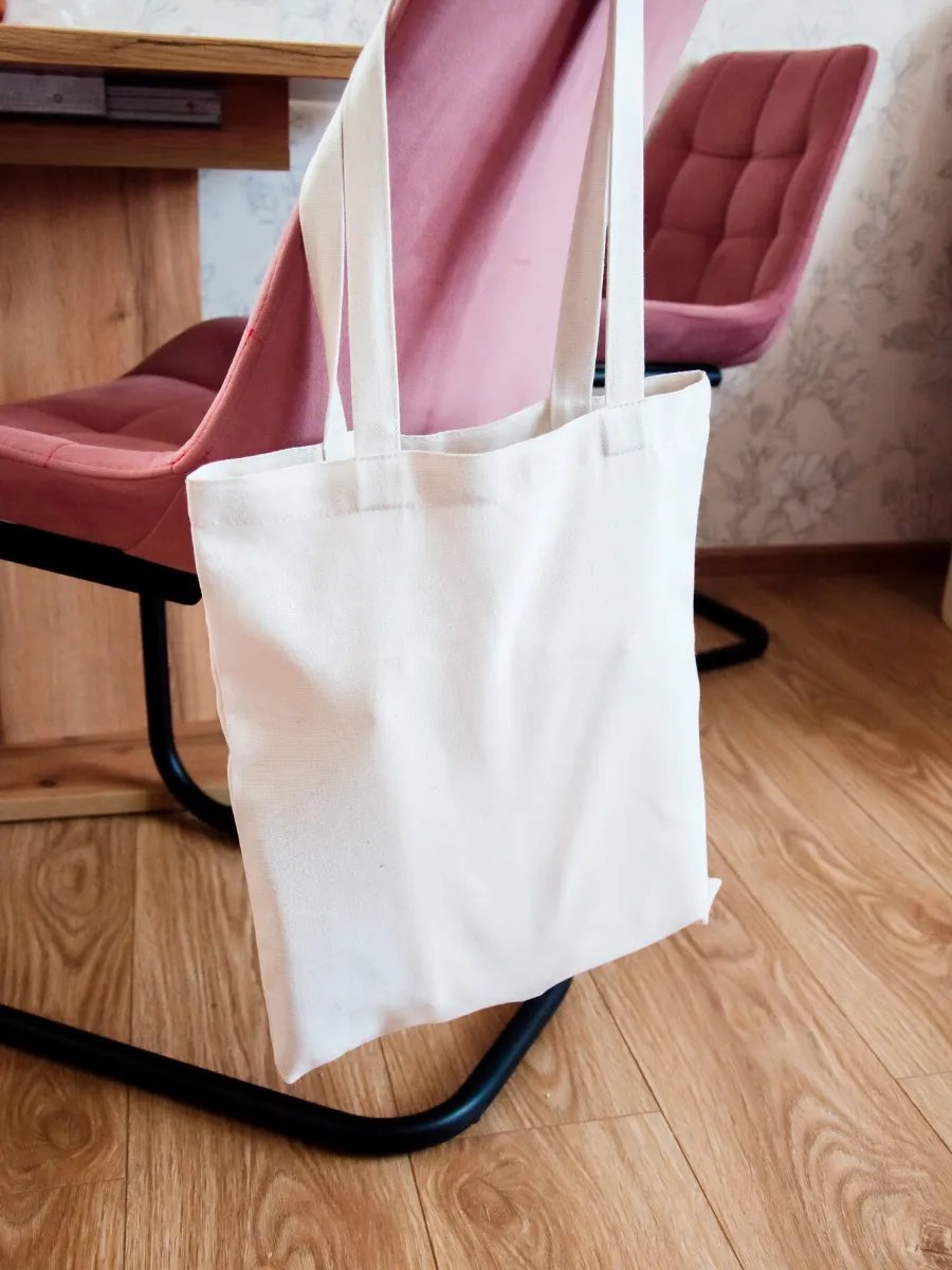 Сумка шоппер DOVGY SHOP хлопок белый купить,NaN