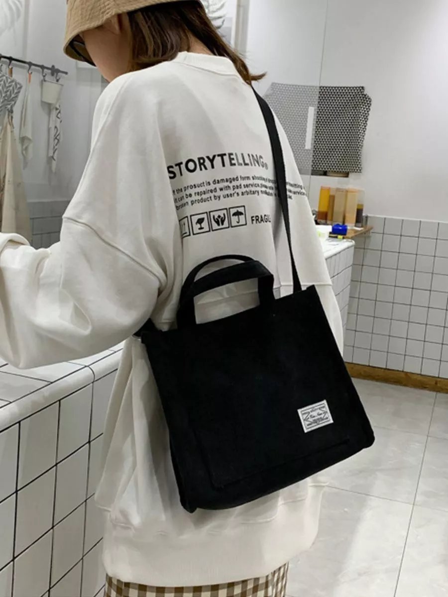 Сумка кросс-боди LITEBAG вельвет черный купить,NaN