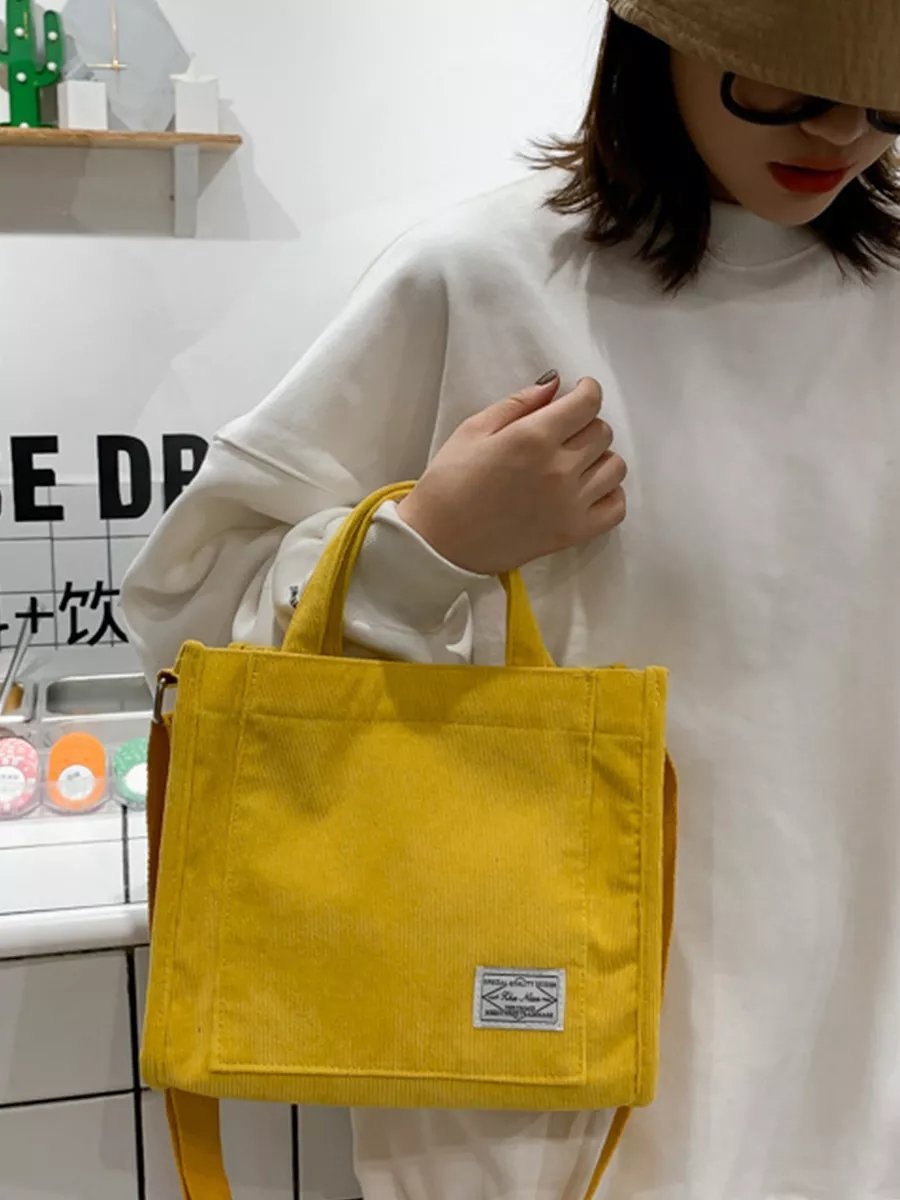Сумка кросс-боди LITEBAG хлопок желтый купить,NaN