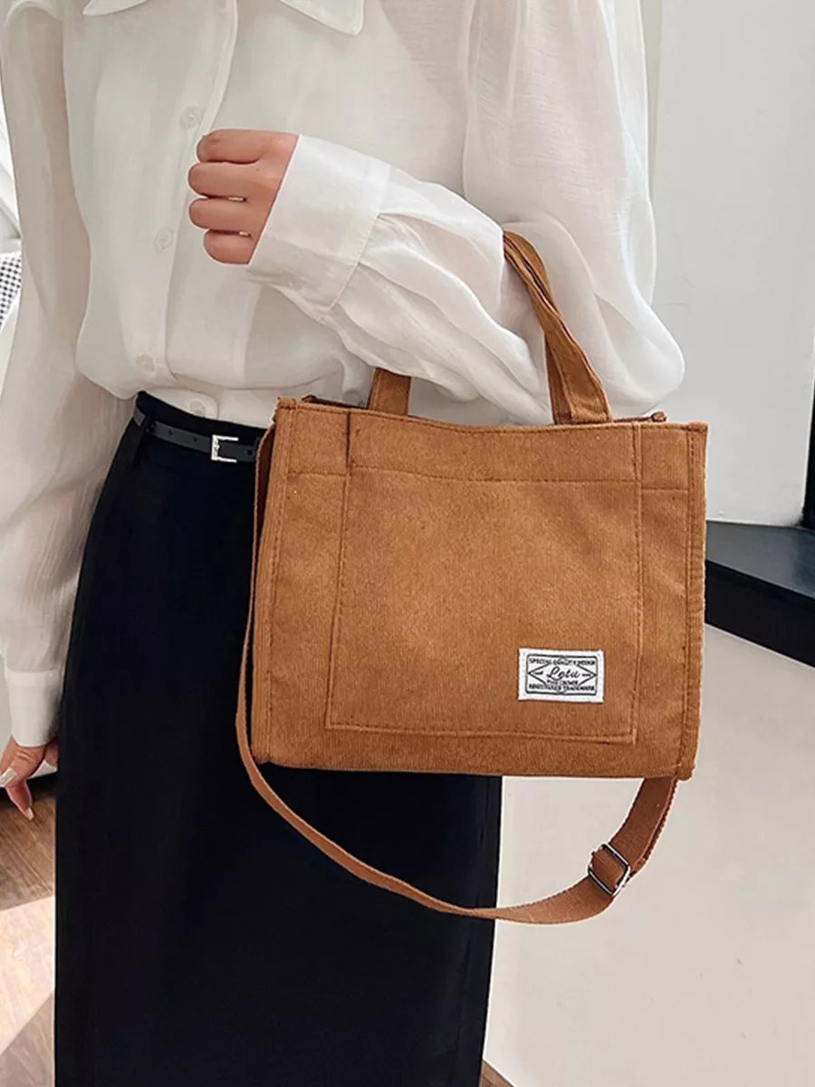 Сумка кросс-боди LITEBAG хлопок коричневый купить,NaN
