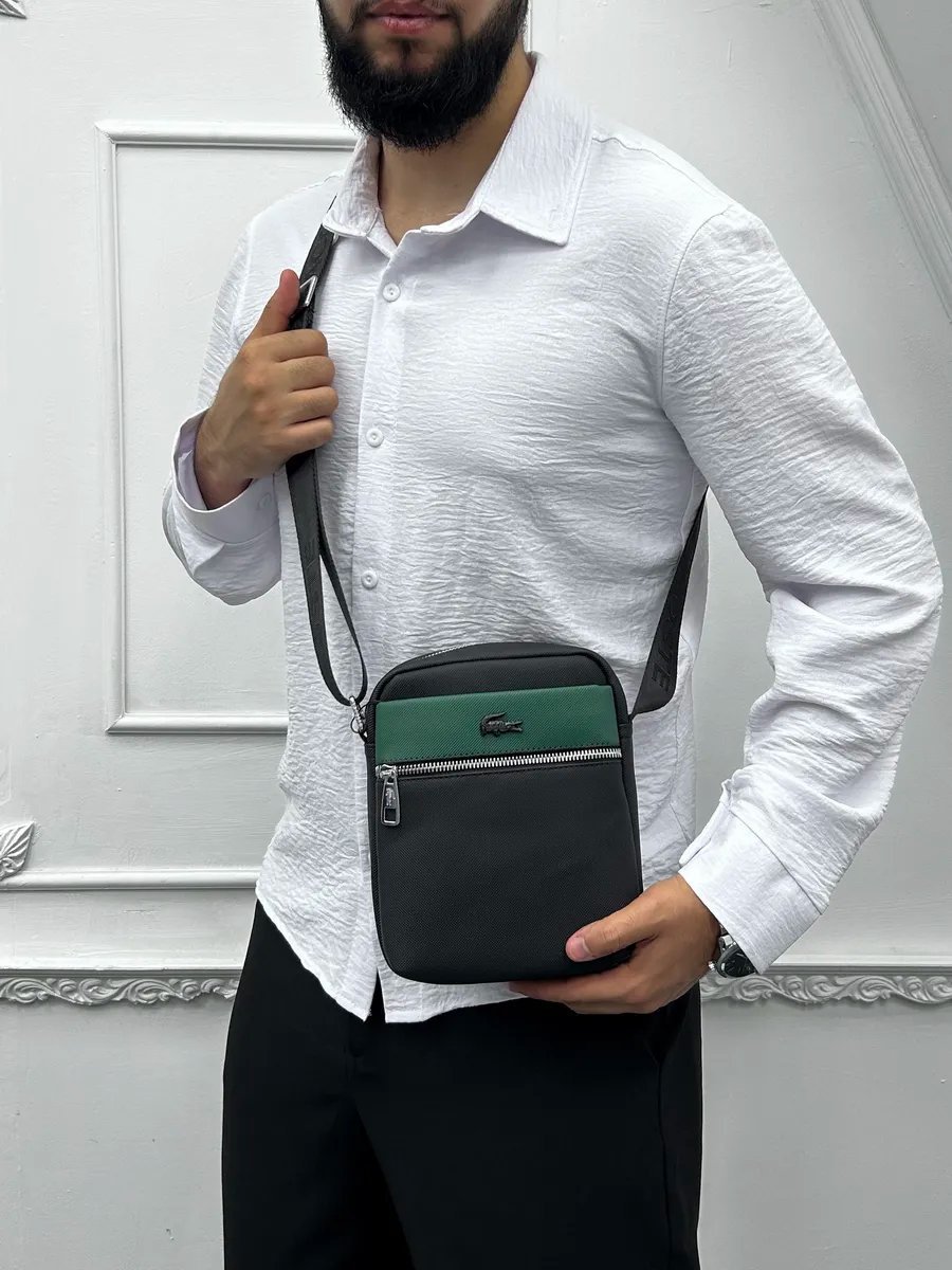 Сумка кросс-боди Bag&Watch оксфорд зеленый купить,NaN