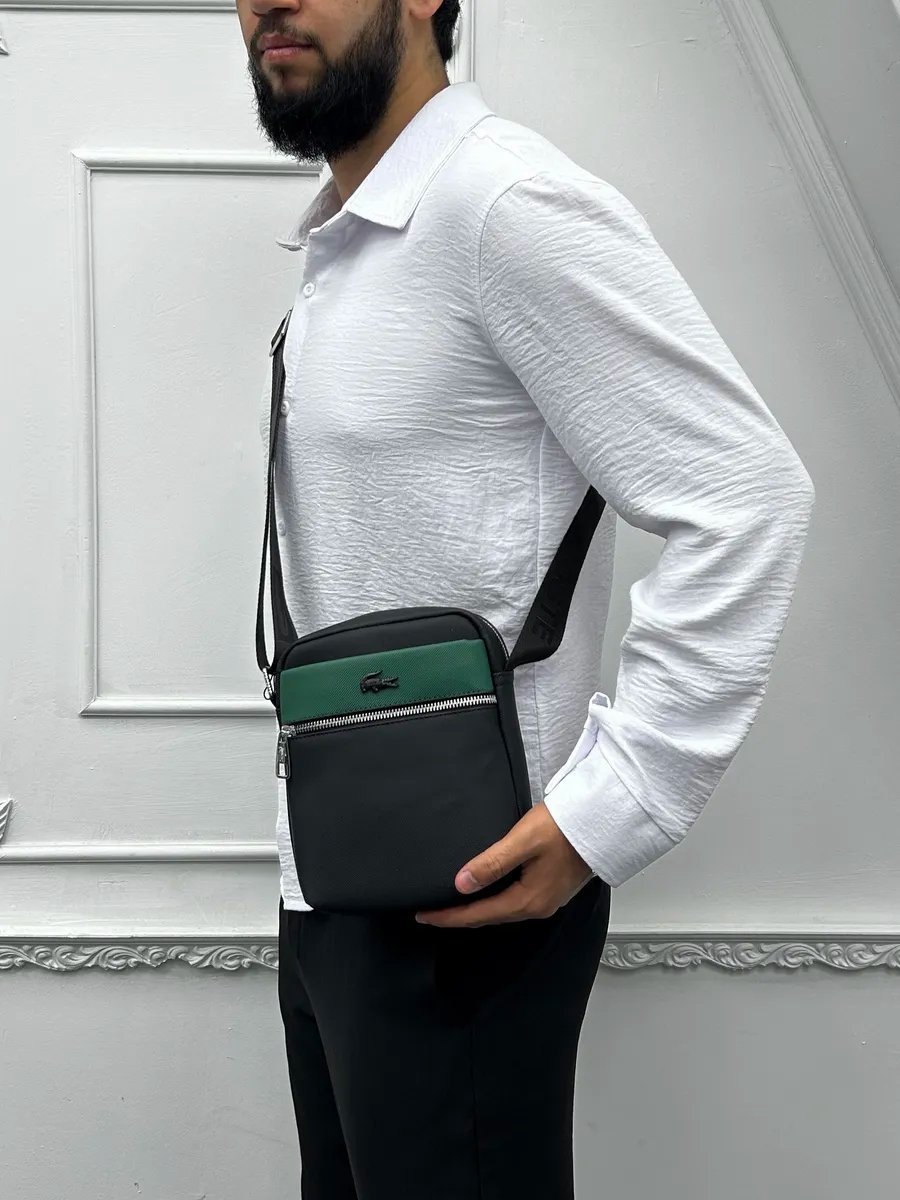 Сумка кросс-боди Bag&Watch оксфорд зеленый купить,NaN