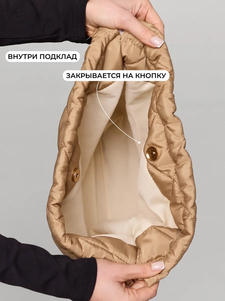 Сумка шоппер REBEL CHIC полиэстер желтый купить,NaN