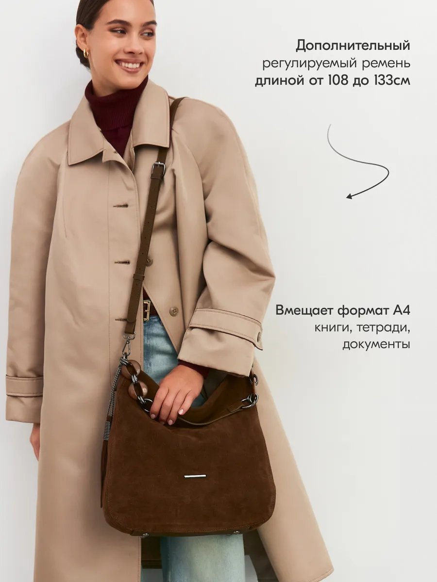 Сумка кросс-боди Bagsberry натуральная кожа коричневый купить,NaN