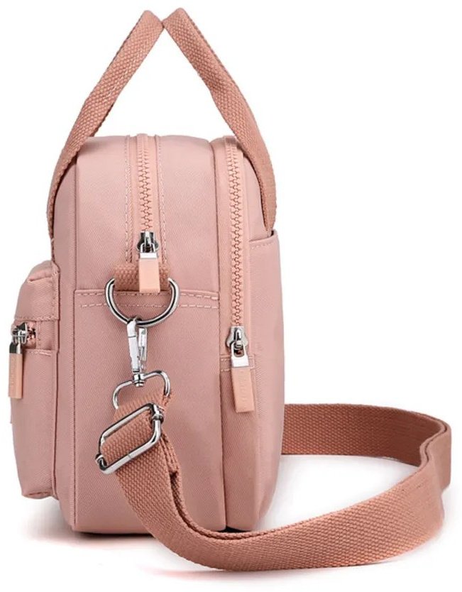 Мини-сумка C&C BAGS экокожа розовый купить,NaN