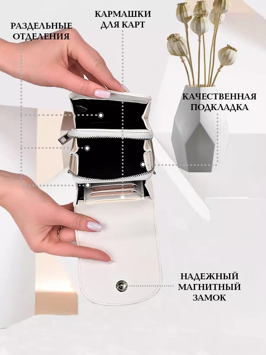 Сумка кросс-боди KOELL&MODA нейлон белый купить,NaN