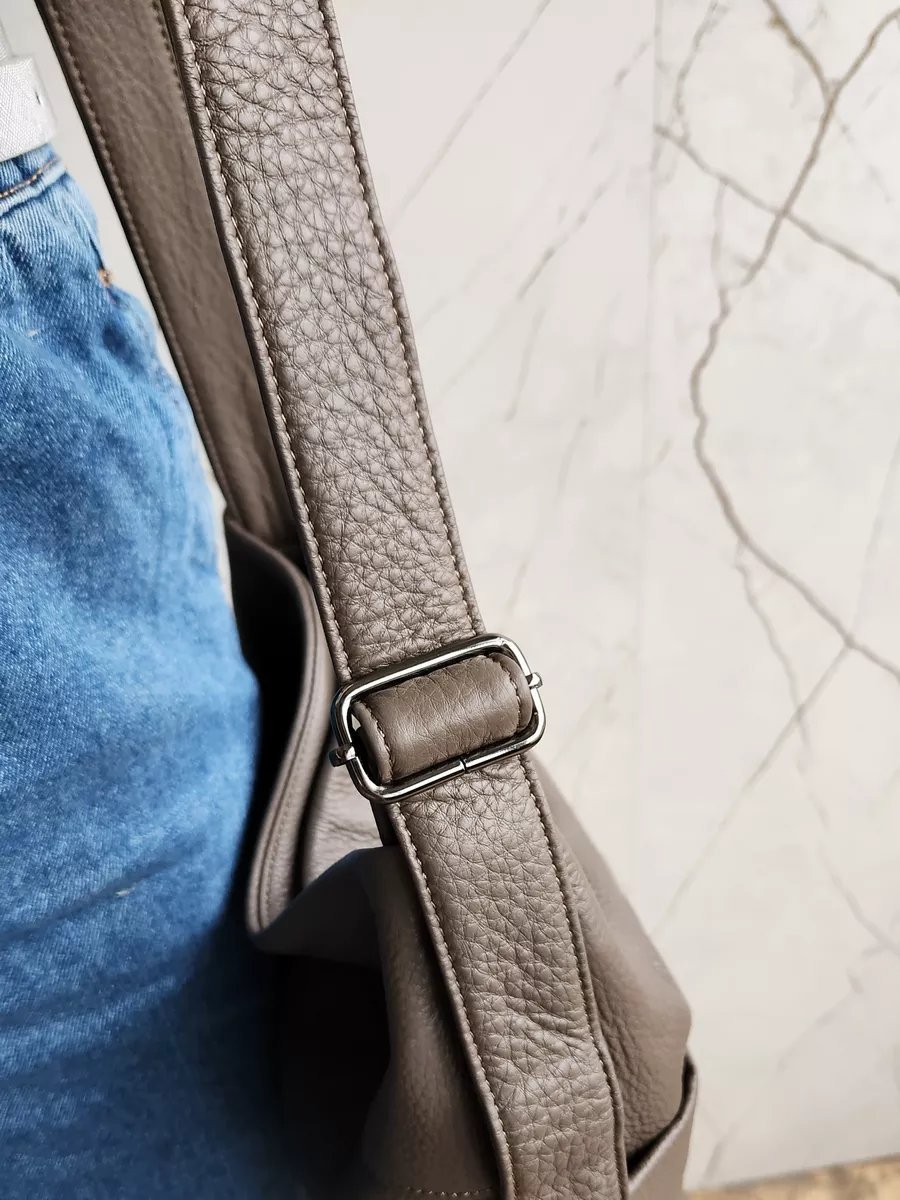 Сумка шоппер FEELBAGS натуральная кожа бежевый купить,NaN