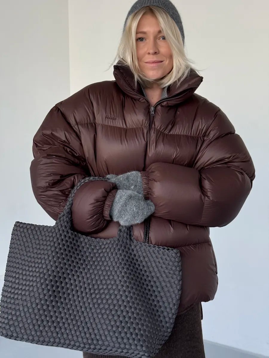 Сумка шоппер WEEKEND AESTHETIC текстиль серый купить,NaN