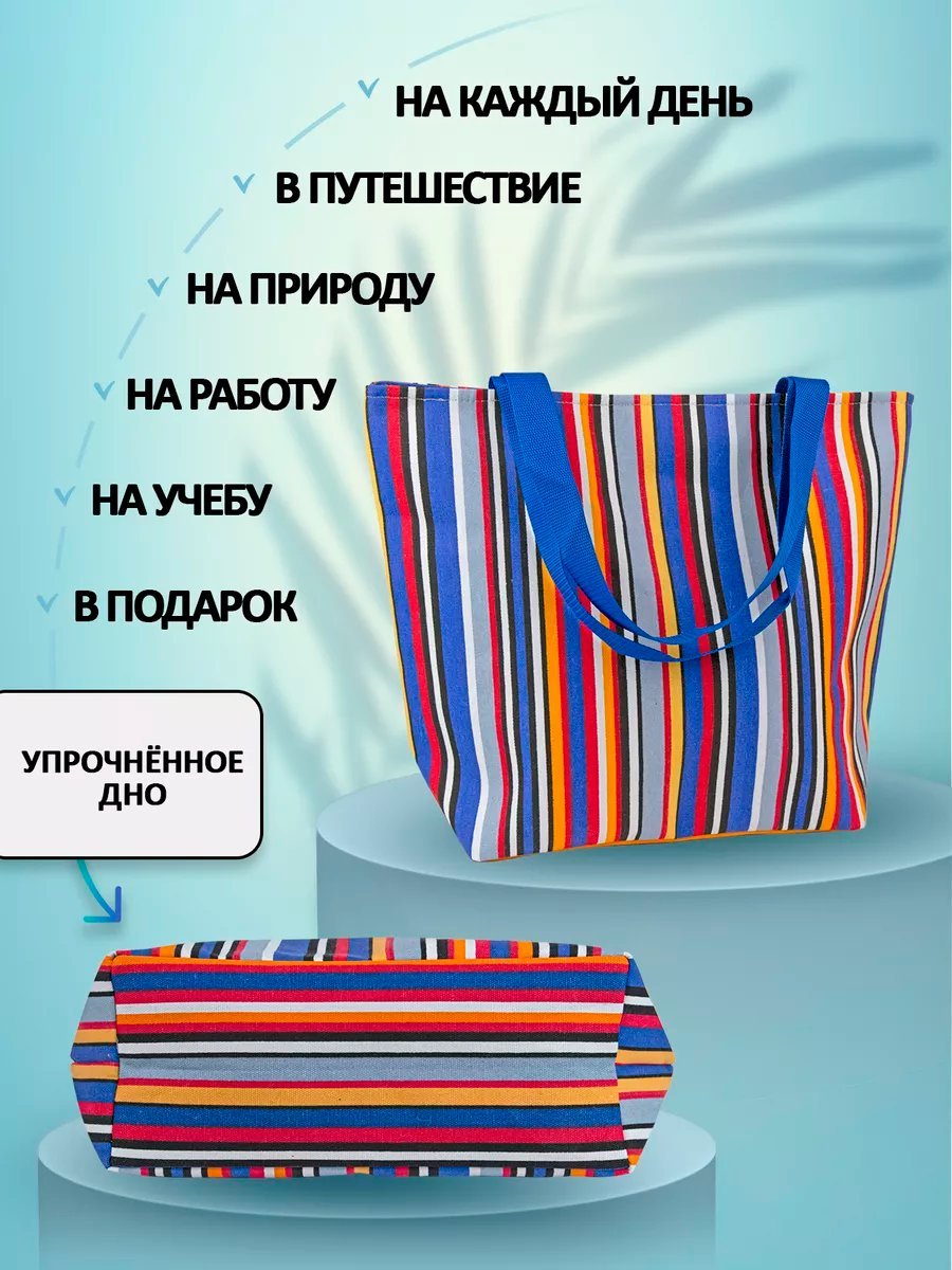 Сумка шоппер Небосой лен синий купить,NaN