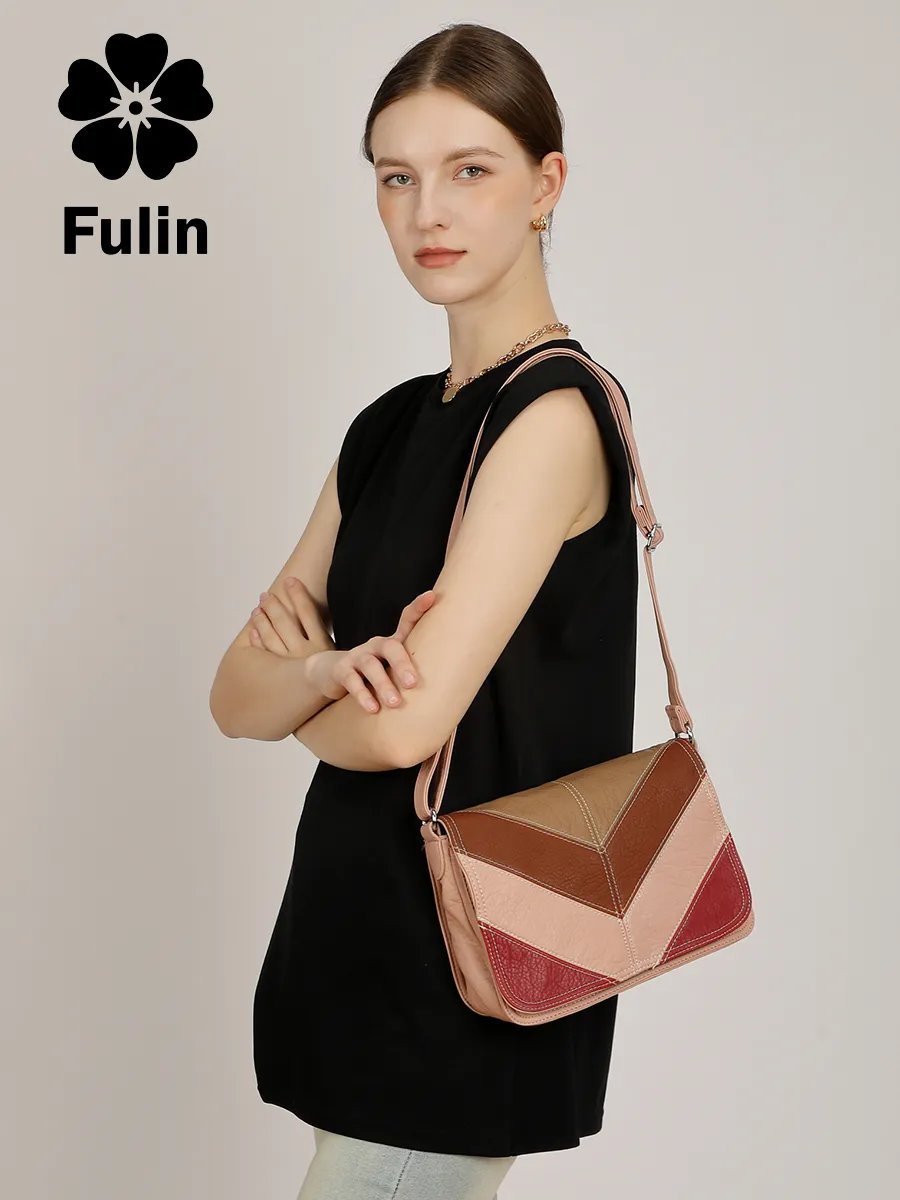 Сумка кросс-боди FULIN экокожа розовый купить,28707