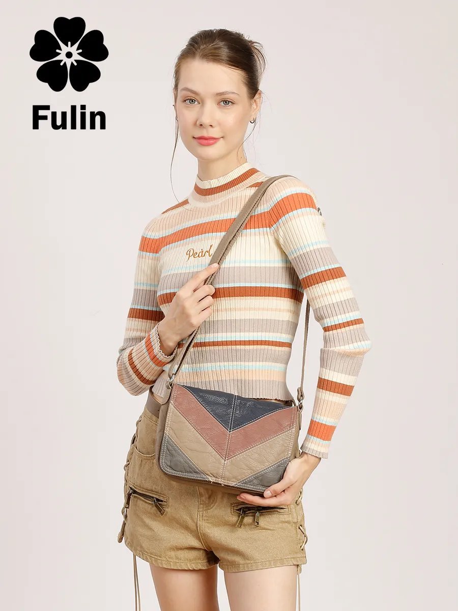 Сумка кросс-боди FULIN экокожа зеленый купить,NaN