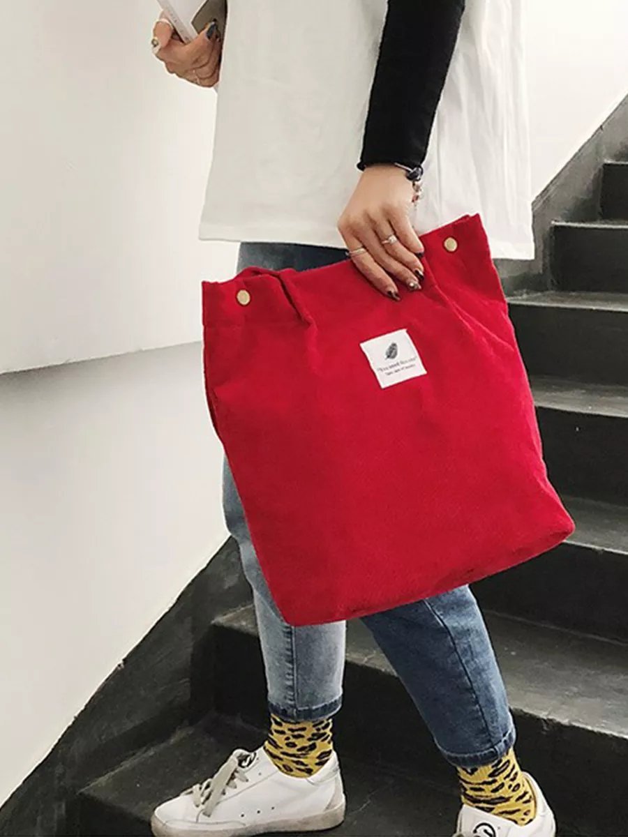Сумка шоппер LITEBAG хлопок красный купить,NaN