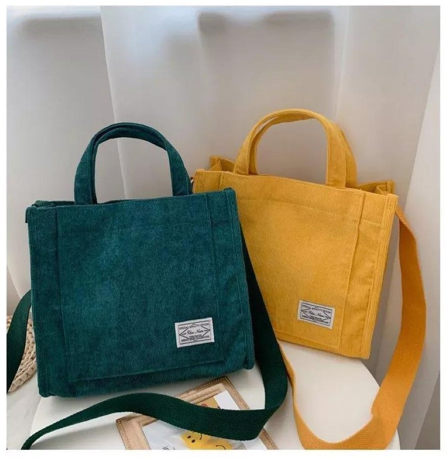 Сумка тоут BAGS_CHI вельвет зеленый купить,NaN