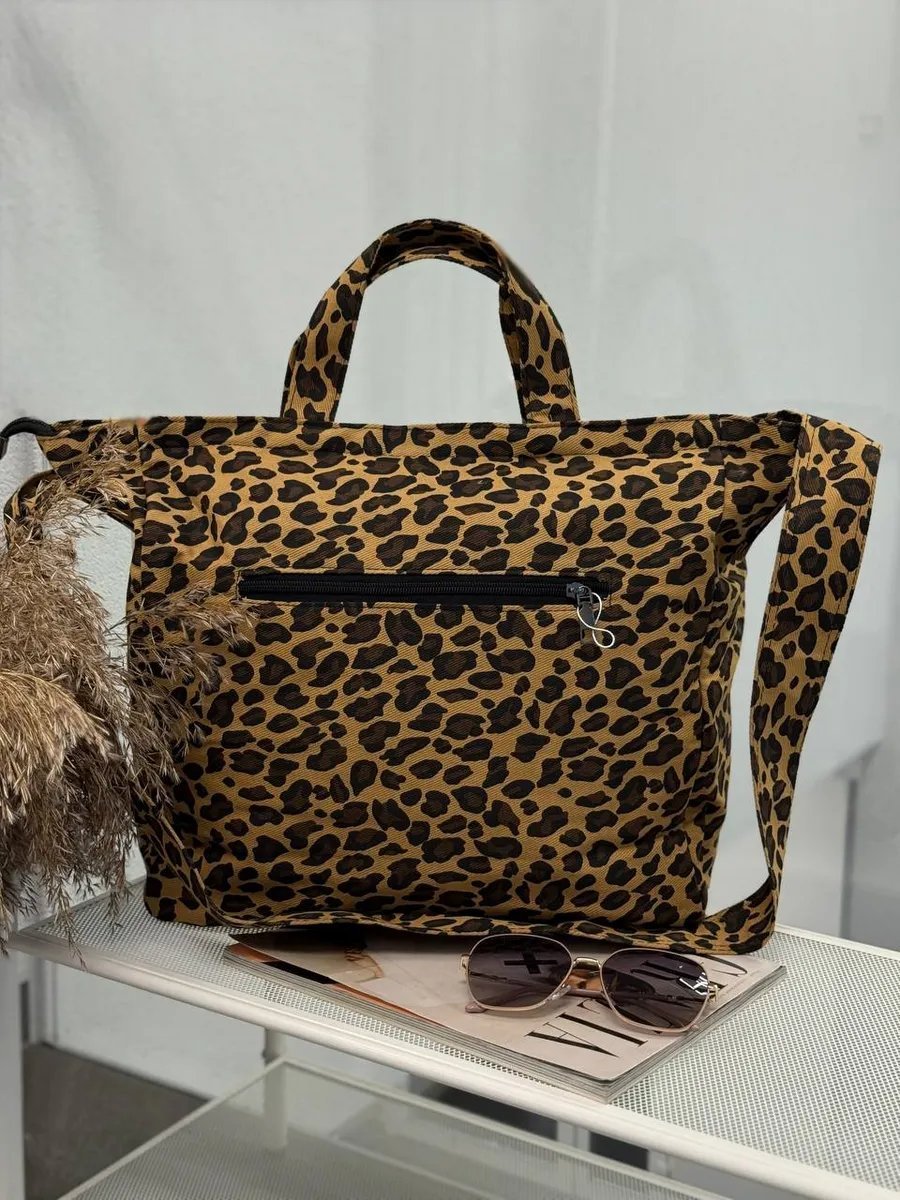 Сумка шоппер beauty bags текстиль коричневый купить,NaN