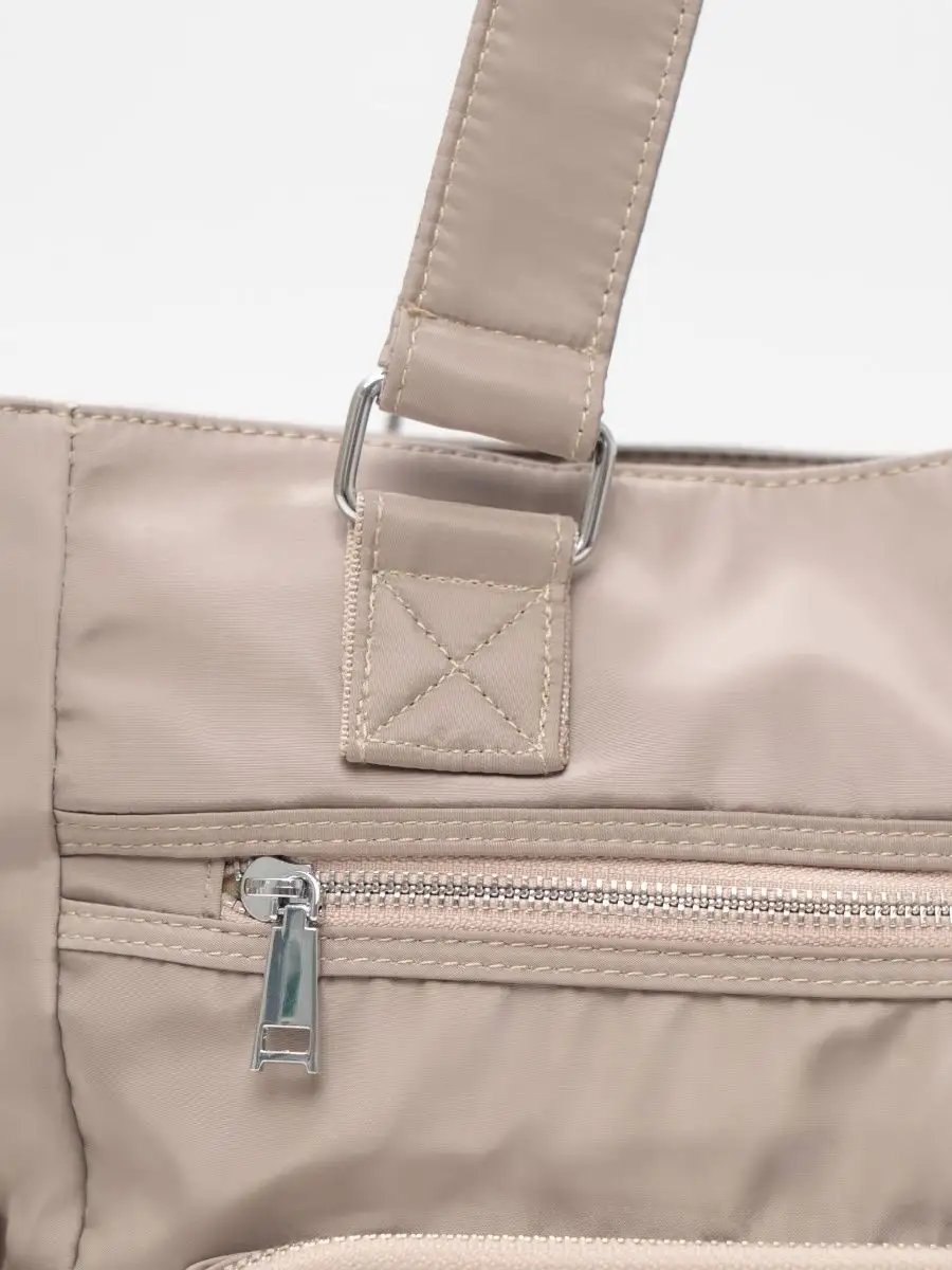 Мини-сумка EVERBAG нейлон бежевый купить,NaN
