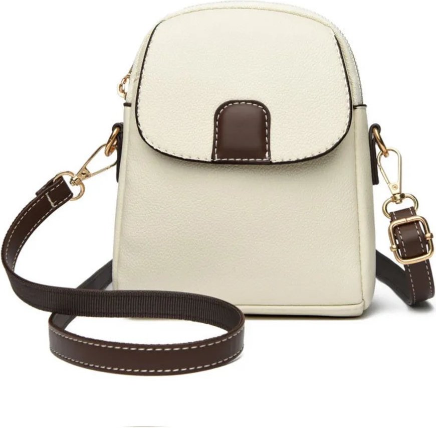 Сумка кросс-боди C&C BAGS экокожа белый купить,NaN