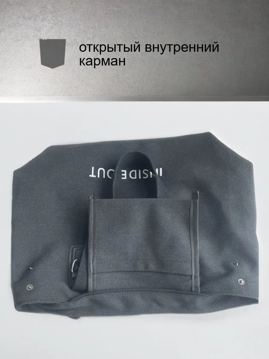 Сумка шоппер хлопок черный купить,NaN