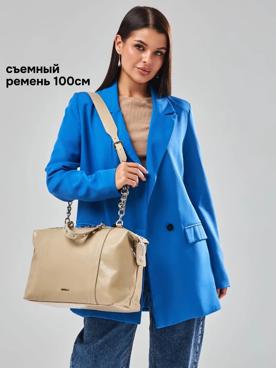 Сумка багет indella натуральная кожа бежевый купить,NaN