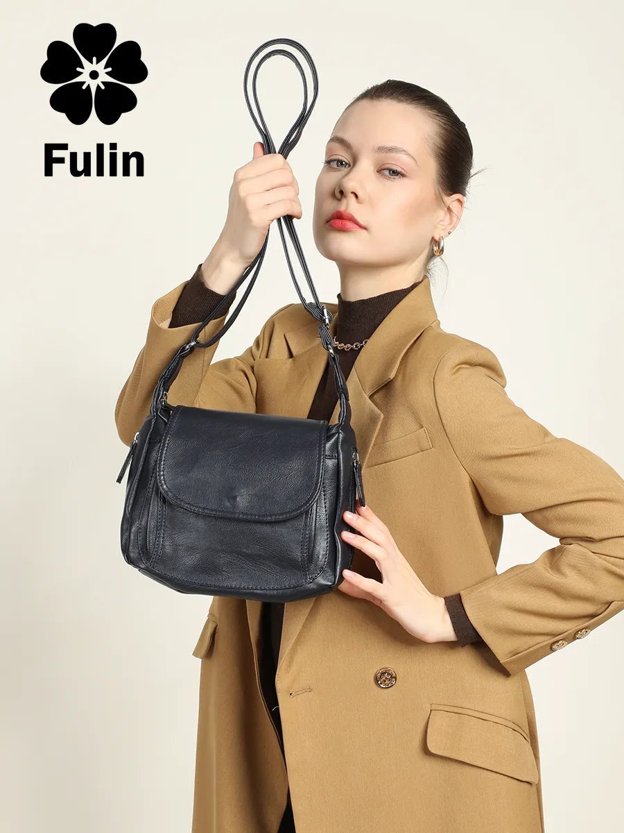 Сумка кросс-боди FULIN экокожа синий купить,NaN