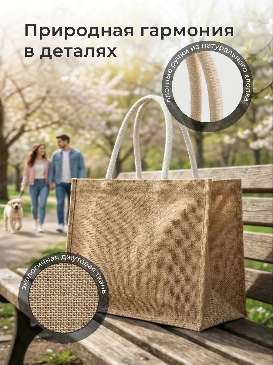 Сумка шоппер ЭкоШарм хлопок коричневый купить,NaN