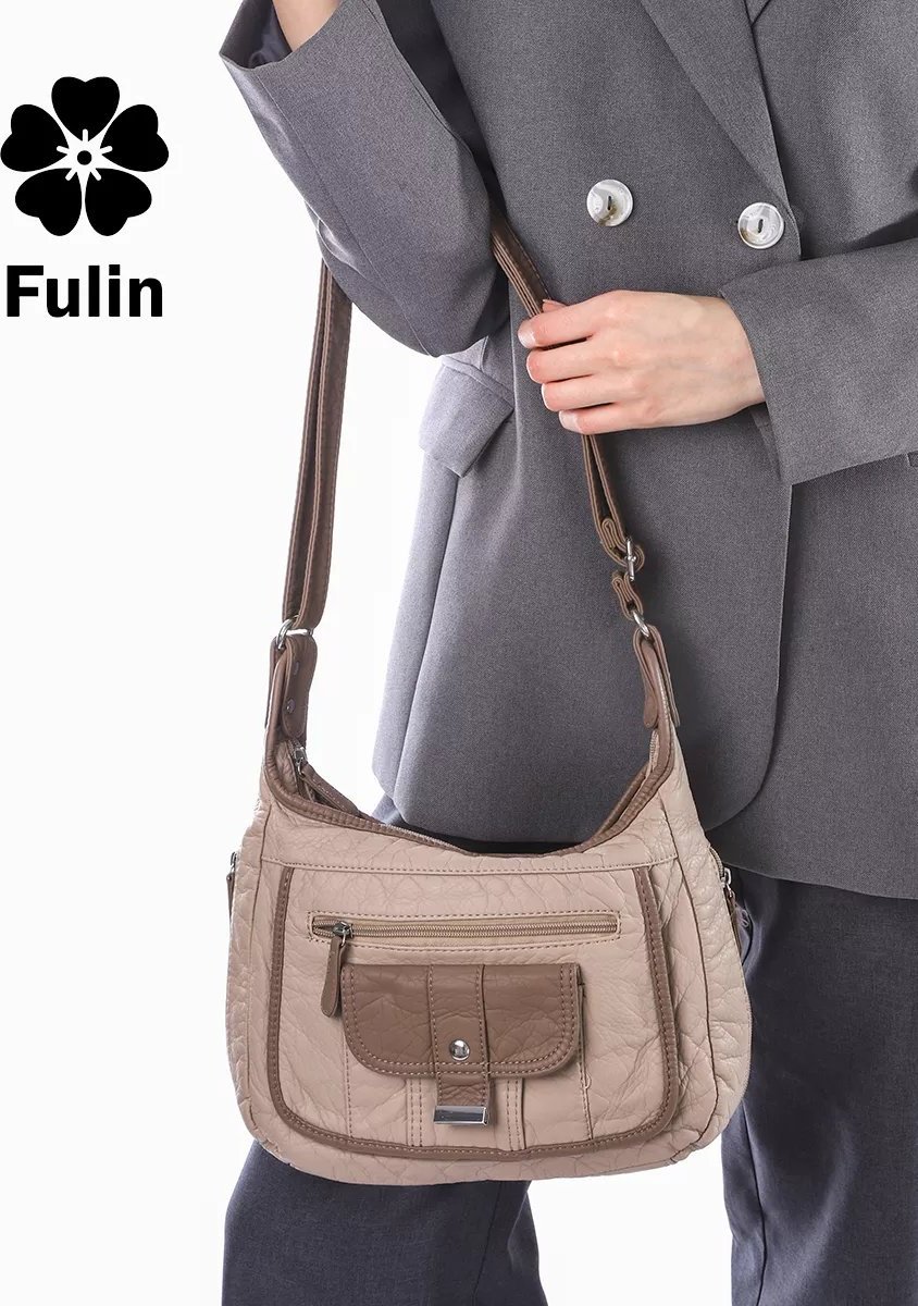 Сумка кросс-боди FULIN экокожа зеленый купить,NaN