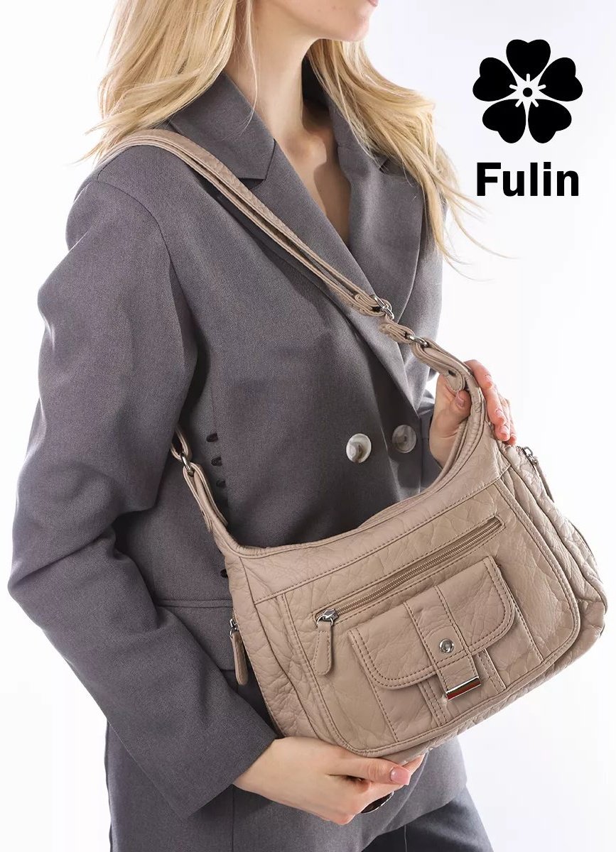 Сумка кросс-боди FULIN экокожа зеленый купить,NaN