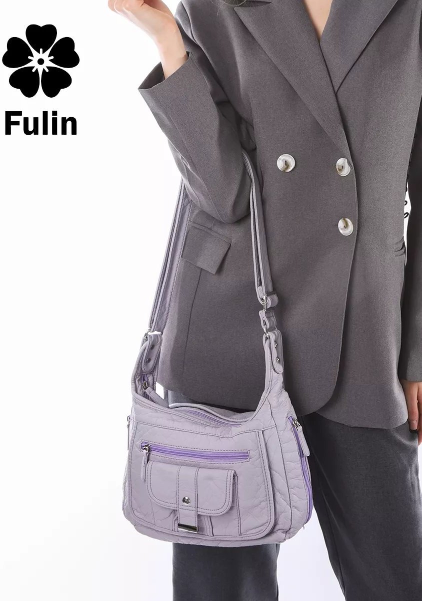 Сумка кросс-боди FULIN экокожа фиолетовый купить,28707